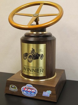 Sharp Finishing LLC - NASCAR Trophy - powder coating toledo